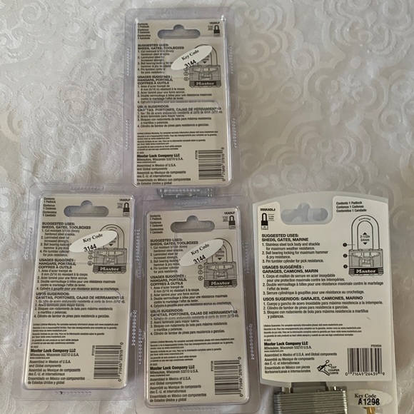 Silver Padlock Set - Picture 10 of 11